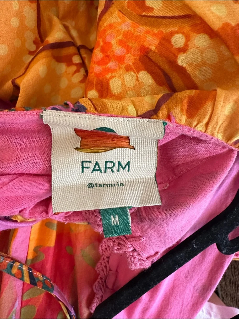 FARM Rio Pink and Yellow Floral Maxi Dress - Picture 3 of 3